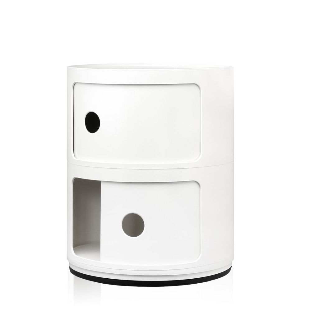 Kartell Componibili 2er Kommode Weiss Container Anna Castelli Ferrieri