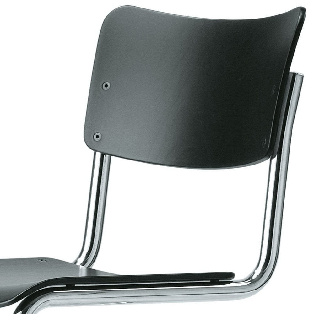 Thonet S 43 Schwarz Gebeizt Stuhl Freischwinger Mart Stam Bauhaus